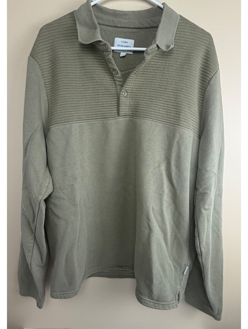 Peter Werth long-sleeve polo- London n.1